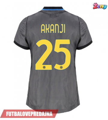 Lacne Ženy Futbalové dres Inter Milan Manuel Akanji #25 2026-27 Krátky Rukáv - Tretina